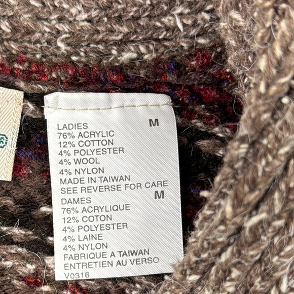 Huntington Ridge Cozy Knit Striped Zippered Vest - Picture 4 of 10